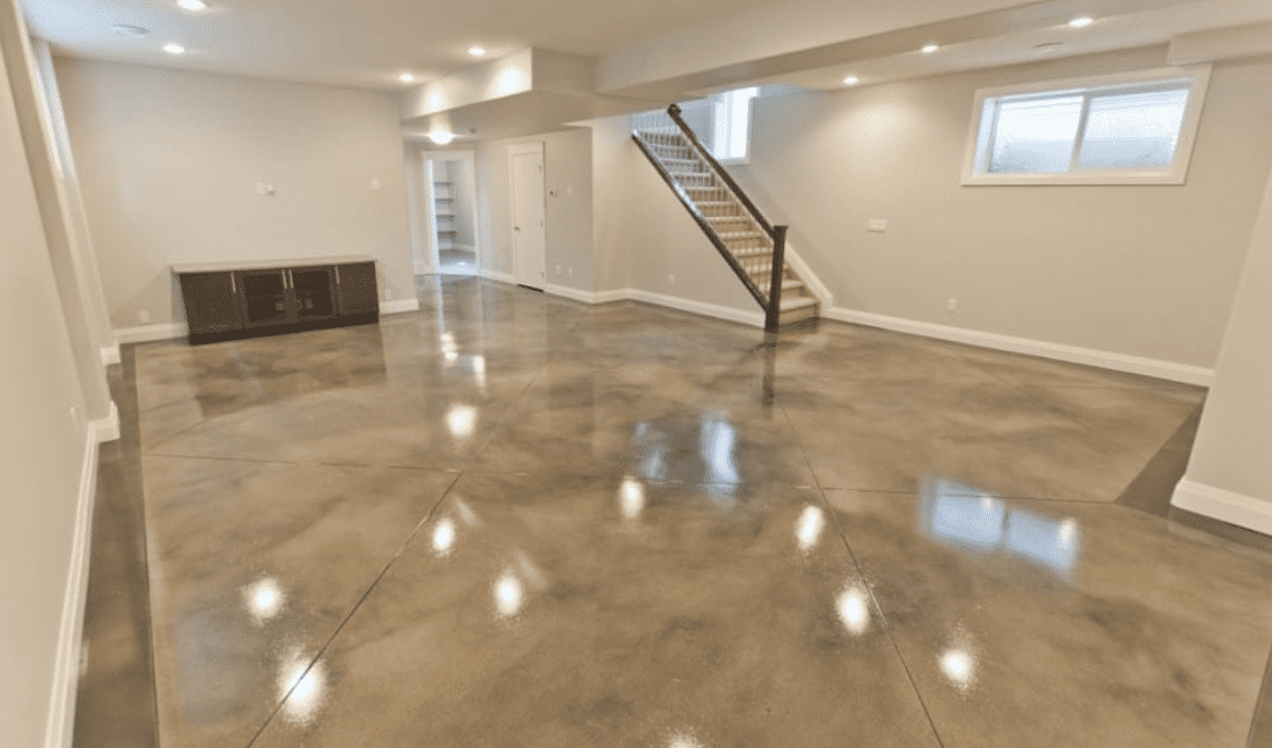 How to Make a Concrete Basement Floor Look Nice