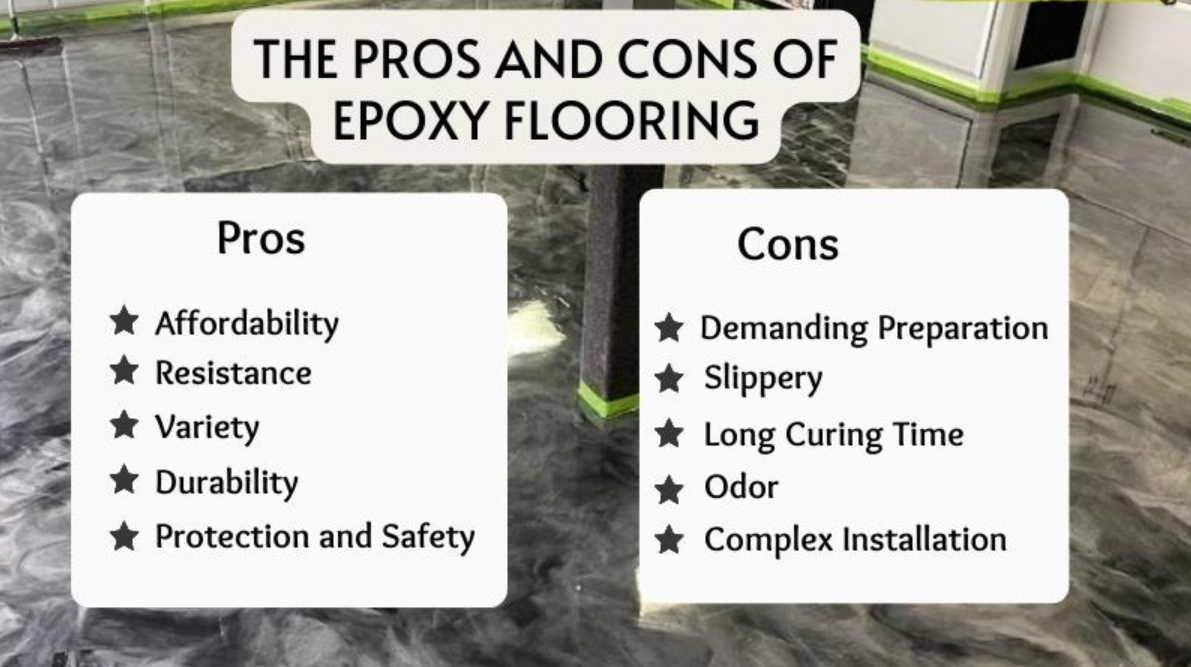 The Pros and Cons of Epoxy Flooring