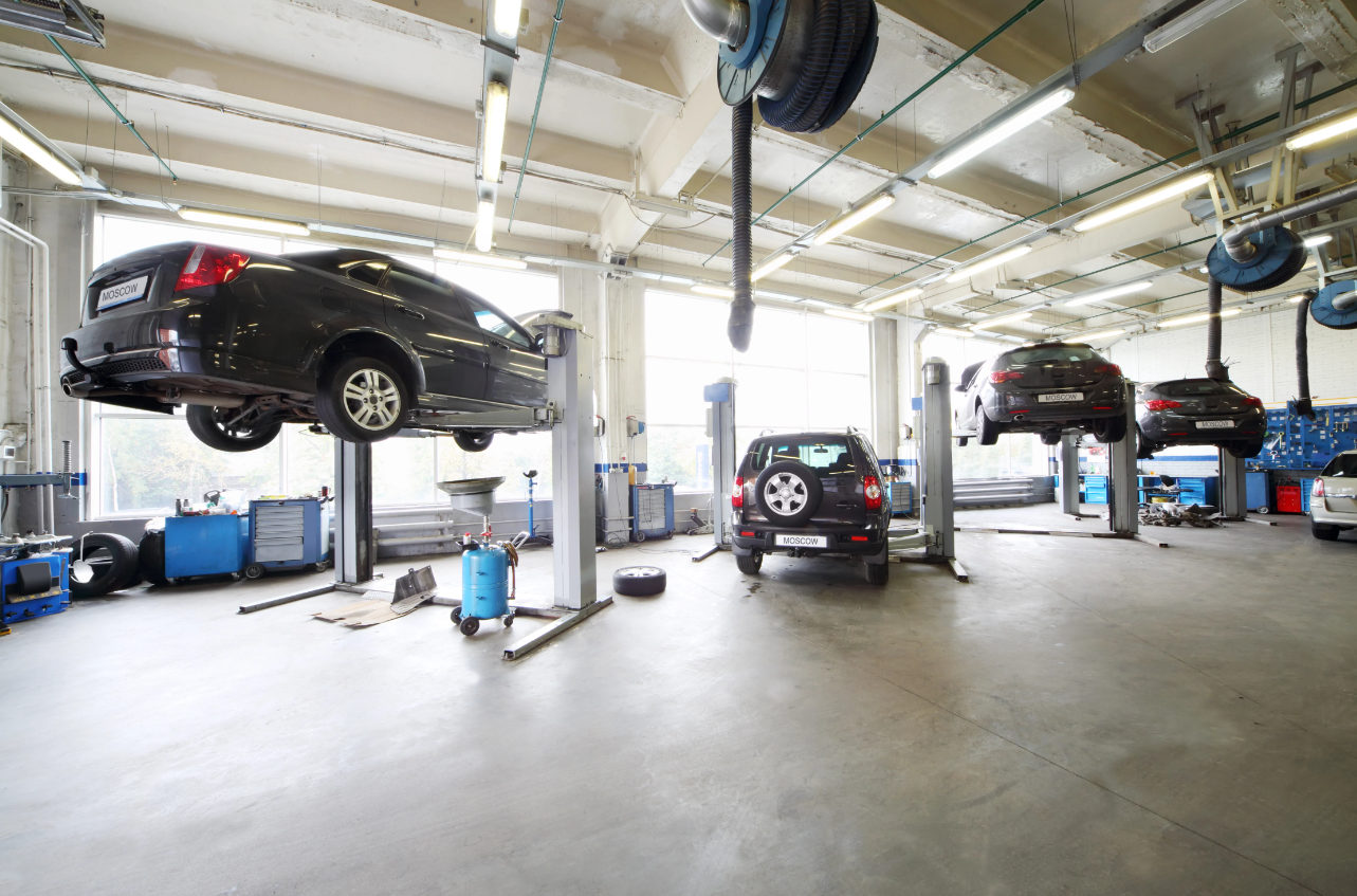 Flooring Options for Auto Mechanics & Car Repair Shops
